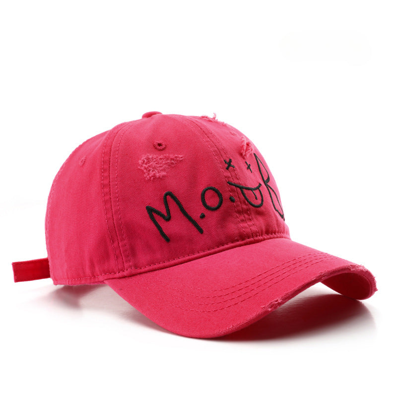 Wholesale Cotton Letter Embroidery Washed Baseball Cap